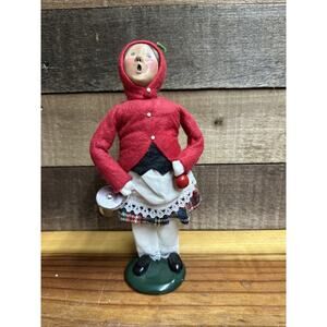 Byers Choice Carolers 1993 Girl With Apple And Pail